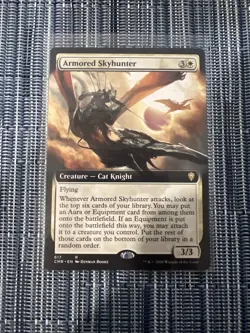 Armored Skyhunter (Extended Art) Commander Legends - NM - MTG - Image 1