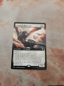 Armored Skyhunter Extended Art Commander Legends MTG NM - Image 1