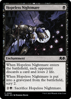 Hopeless Nightmare [Wilds of Eldraine] Magic MTG - Image 1