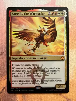 FOIL Aurelia, the Warleader - Guild Kits Near Mint NM - MTG: Magic the Gathering - Image 1