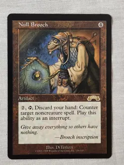 NM Null Brooch Exodus Mtg Magic the Gathering - Image 1