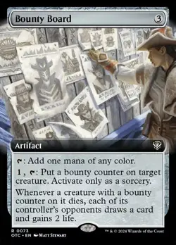 Bounty Board - Extended Art - Outlaws at Thunder Junction OTJ - NM - Image 1