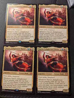 4x Narset, Enlightened Master NM Commander Masters Unplayed x4 - Image 1