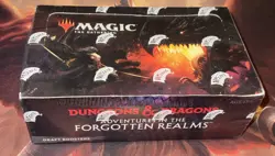 Mtg Adventures In The Forgotten Realms Draft Booster Box New Sealed Mtg - Image 1