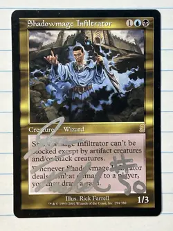 MTG MAGIC 4x SIGNED & NUMBERED JON FINKEL SHADOWMAGE INFILTRATOR ODYSSEY CEDH x4 - Image 3