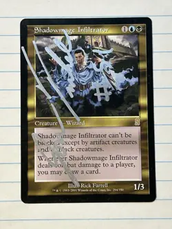 MTG MAGIC 4x SIGNED & NUMBERED JON FINKEL SHADOWMAGE INFILTRATOR ODYSSEY CEDH x4 - Image 5