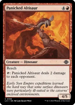 MTG Panicked Altisaur - The Lost Caverns of Ixalan (LCI) NM #159 - Image 1