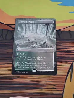 Hushwood Verge (Borderless) Duskmourn: House of Horror Regular - Image 1