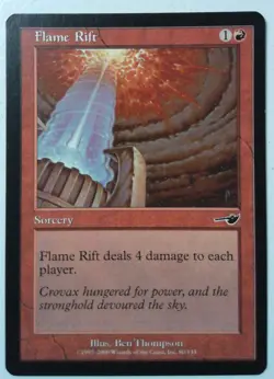 Flame Rift *PLAYSET* Magic MtG x4 Nemesis SP - Image 1