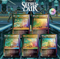 MTG Secret lair Drop Series SLD Arcade Racers Rainbow Foil EditionFactory SEALED - Image 2