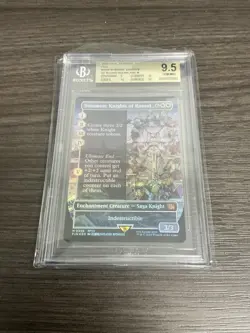 Summon: Knights of Round (Borderless) Final Fantasy Foil - MTG - BGS 9.5 - Image 1