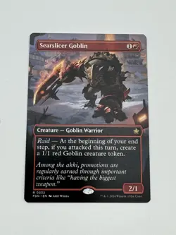 Searslicer Goblin (Borderless) 0332 Foundations FDN Magic The Gathering MTG NM - Image 1