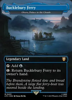 Oboro, Palace in the Clouds "Bucklebury Ferry" - Surge Foil Extended LTC NM MTG - Image 1