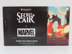 2025 MTG Secret Lair x Marvel Spider-Man Heroic Deeds Rainbow Foil Edition Box - Image 1