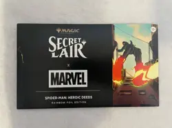 MTG Secret Lair x Marvel's Spider-Man: Heroic Deeds Rainbow Foil Edition - Image 1
