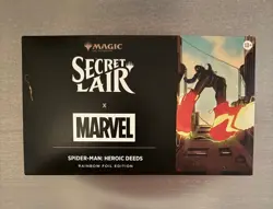MTG Secret Lair x Marvel's Spider-Man: Heroic Deeds Rainbow Foil Edition - Image 1