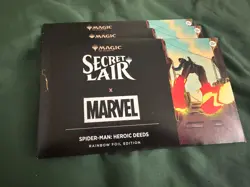 MTG Secret Lair x Marvel's Spider-Man: Heroic Deeds Rainbow Foil Edition - Image 1