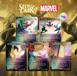 MTG Secret Lair x Marvel's Spider-Man: Heroic Deeds Rainbow Foil Edition - Image 1