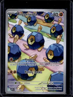 2025 Pokemon SV White Flare Roggenrola Illustration Rare #127/086 - Image 1