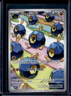 2025 Pokemon SV White Flare WHT EN Roggenrola Illustration Rare #127/086 - Image 1