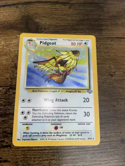 Pidgeot Holo Jungle Set (1995) Vintage Pokemon Card 8/64 - Image 1