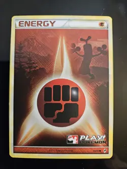 2011 Call Of Legends Play! Pokemon Promo Fighting Energy ##93/95. Very nice cond - Image 1