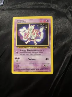 Pokemon The First Movie, Mewtwo Black Star Promo LP - Image 1