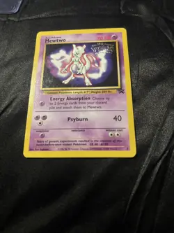 Pokemon The First Movie, Mewtwo Black Star Promo LP - Image 2