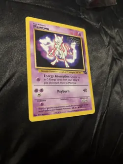 Pokemon The First Movie, Mewtwo Black Star Promo LP - Image 4