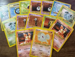 14 Card Lot! 2001 Neo Destiny, Pokemon TCG WotC, Vintage, Common/Uncommon, NM/LP - Image 1