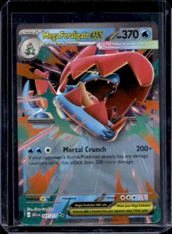 2026 Pokemon Ascended Heroes Mega Feraligatr ex Double Rare #043/217 - Image 1