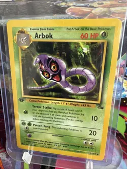 Pokemon TCG Fossil 1st Edition Arbok Card 31/62 Never Played, Near Mint! - Image 1