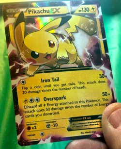 Pikachu EX XY84 Holo Black Star Promo Pokemon NM/NM+ Card - Image 3