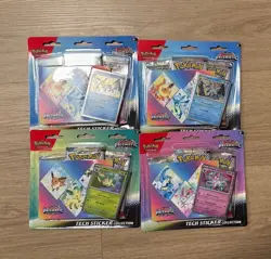 LOT OF 4 Pokemon Prismatic Evolutions Tech Sticker Collection Sealed - Image 1