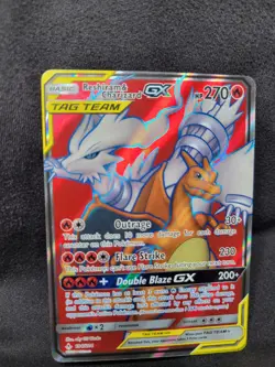 Pokemon Unbroken Bonds Reshiram & Charizard GX 194/214 Full Art Ultra Rare NM - Image 3