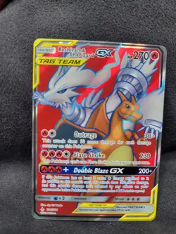 Pokemon Unbroken Bonds Reshiram & Charizard GX 194/214 Full Art Ultra Rare NM - Image 4
