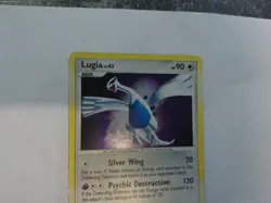 POKEMON TCG LUGIA 14/132 HOLO RARE MODERATE PLAY SECRET WONDERS - Image 3