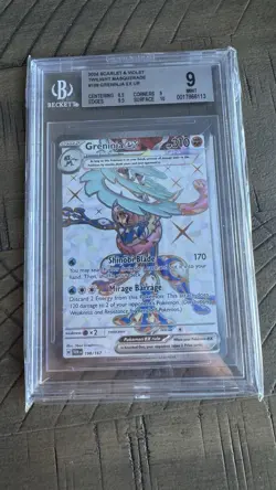 Pokemon Twilight Masquerade Greninja EX 198/167 Ultra Rare - Image 1