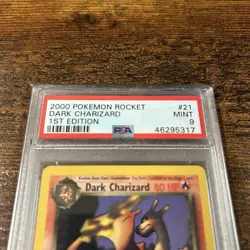 2000 Pokemon Rocket Dark Charizard 1st Edition PSA 9 MINT #21 - Image 2