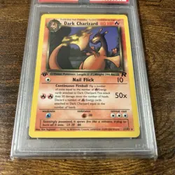 2000 Pokemon Rocket Dark Charizard 1st Edition PSA 9 MINT #21 - Image 3