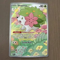 Pokemon TCG Shaymin 185/182 Full Art IR Destined Rivals MINT/Near Mint - Image 1