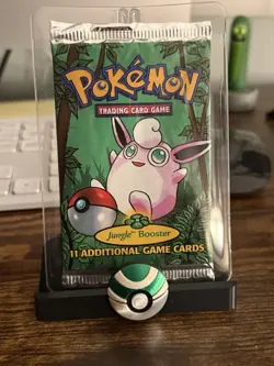 Wizards of the Coast 1999 Pokemon Jungle Booster Pack-Wigglytuff Art 742818061384 - Image 1