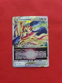 Pokemon: Zamazenta VSTAR #099/159 Crown Zenith Holo 2023 Ultra Rare - NM - E40 - Image 1