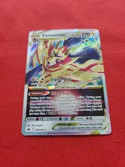 Pokemon: Zamazenta VSTAR #099/159 Crown Zenith Holo 2023 Ultra Rare - NM - E40 - Image 3