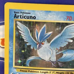 Articuno 2/62 1999 Fossil Holo Pokemon Rare Vintage WotC English - Image 4