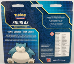 Pokemon Sword & Shield Snorlax Pin Collection 3 Booster Packs New Sealed 820650807879 - Image 2