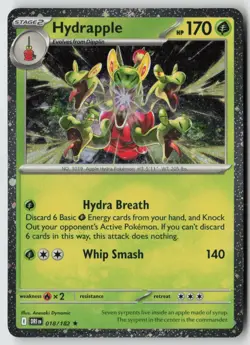 Hydrapple (Cosmos Holo) 018/182 - Miscellaneous Cards & Products Holo - PTCG - L - Image 1