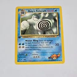 Pokemon TCG Misty's Poliwrath Gym Heroes 1st Edition Rare 31/132 WOTC 2000 - Image 1