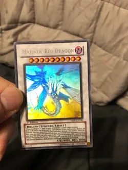 Majestic Red Dragon ABPF-EN040 Ghost Rare 1ST EDITION Heavily Played Yugioh - Image 1