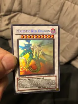 Majestic Red Dragon ABPF-EN040 Ghost Rare 1ST EDITION Heavily Played Yugioh - Image 5
